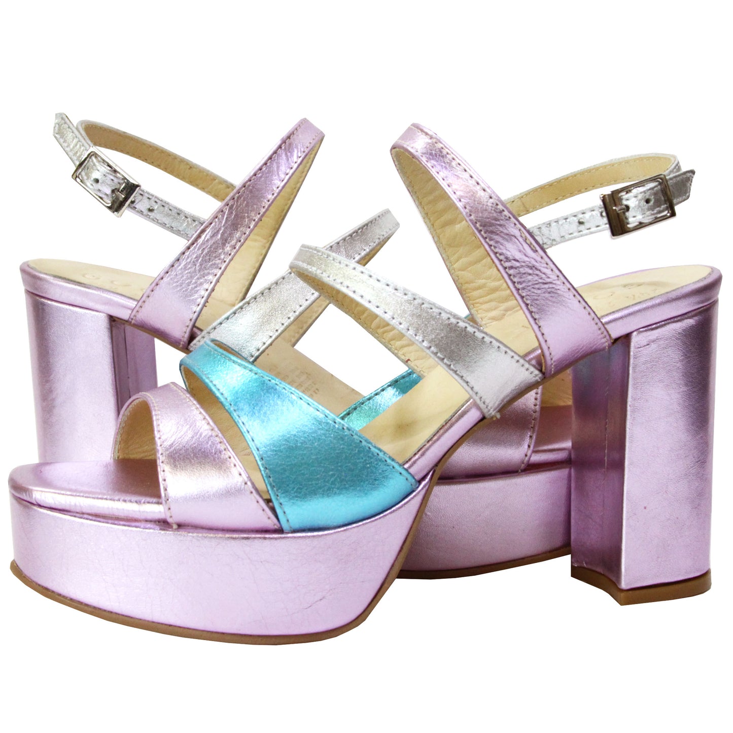 ANNA FOIL ROSE BLUE
