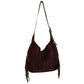 DOLLY FRINGES GAMUZA CAFÉ